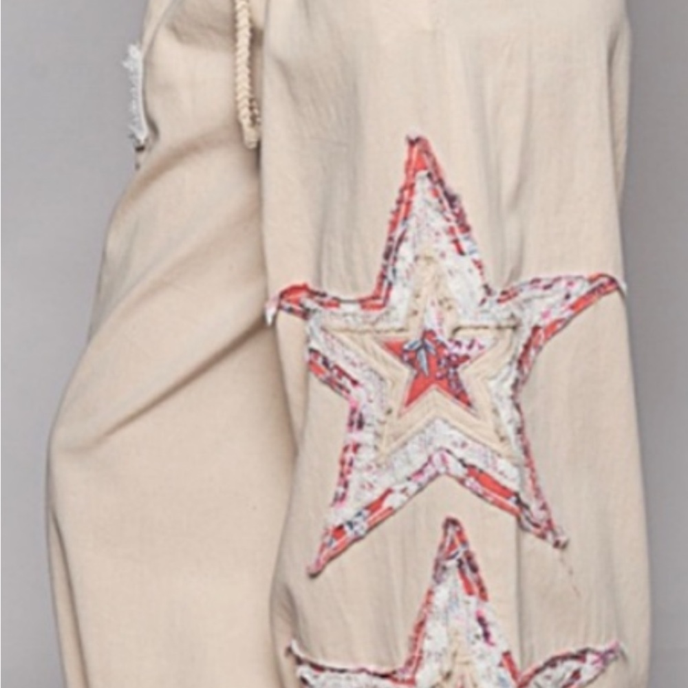 POL Jogger Pants with Star Detail